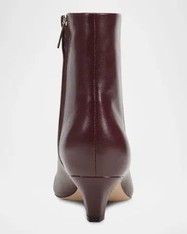 Marc Fisher LTD Danai Leather Zip Ankle Booties | Thumbnail 3 Marc Fisher LTD Danai Leather Zip Ankle Booties | Thumbnail 3