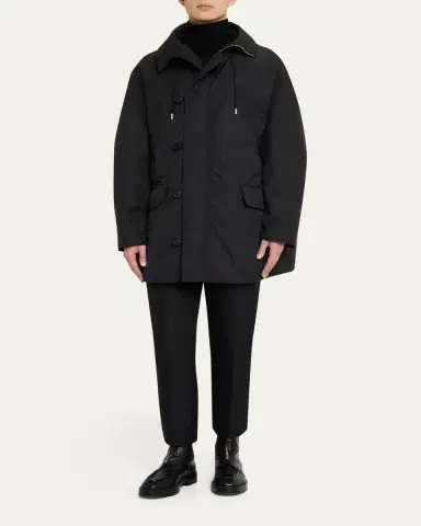 Givenchy Men's Couture Seam Hooded Parka | Thumbnail 2 Givenchy Men's Couture Seam Hooded Parka | Thumbnail 2