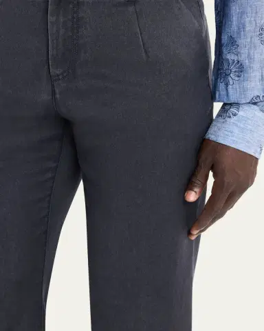 Kiton Men's Washed-Effect Wool Four-Pocket Pants | Thumbnail 5 Kiton Men's Washed-Effect Wool Four-Pocket Pants | Thumbnail 5