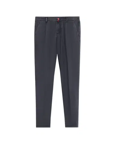 Kiton Men's Washed-Effect Wool Four-Pocket Pants | Thumbnail 1 Kiton Men's Washed-Effect Wool Four-Pocket Pants | Thumbnail 1