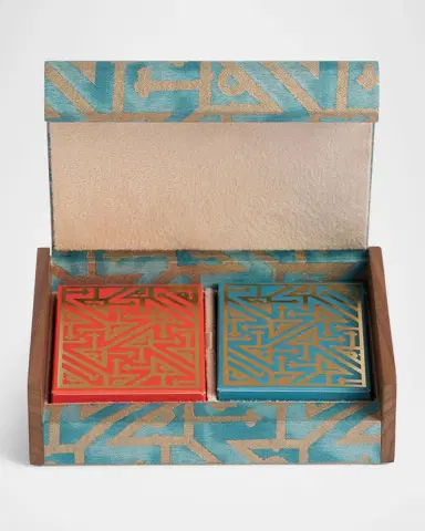 L 'Objet Fortuny Playing Cards Set with Storage Box | Thumbnail 2 L 'Objet Fortuny Playing Cards Set with Storage Box | Thumbnail 2