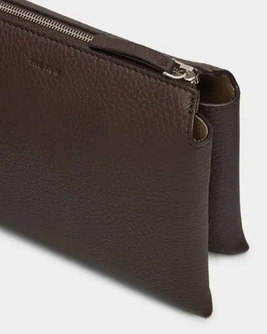 The Row Nu Mini Twin Crossbody Bag in Grain Leather | Thumbnail 6 The Row Nu Mini Twin Crossbody Bag in Grain Leather | Thumbnail 6