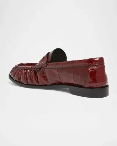 Saint Laurent Le Loafer Eel Leather Penny Loafers | Thumbnail 4 Saint Laurent Le Loafer Eel Leather Penny Loafers | Thumbnail 4