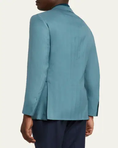 Brioni Men's Plume Cashmere Single-Breasted Blazer | Thumbnail 3 Brioni Men's Plume Cashmere Single-Breasted Blazer | Thumbnail 3