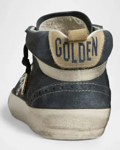 Golden Goose Mid Star Suede Wing-Tip Sneakers | Thumbnail 2 Golden Goose Mid Star Suede Wing-Tip Sneakers | Thumbnail 2