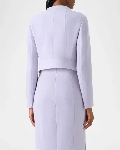 Akris Hynora Wool Crepe Asymmetric Jacket | Thumbnail 3 Akris Hynora Wool Crepe Asymmetric Jacket | Thumbnail 3