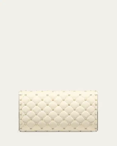 Valentino Garavani Quilted Rockstud Leather Shoulder Bag | Thumbnail 3 Valentino Garavani Quilted Rockstud Leather Shoulder Bag | Thumbnail 3