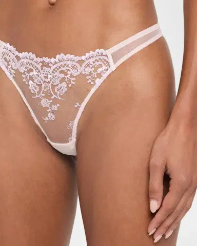 Kiki de Montparnasse Juliette Embroidered Low-Rise Lace Thong | Thumbnail 7 Kiki de Montparnasse Juliette Embroidered Low-Rise Lace Thong | Thumbnail 7