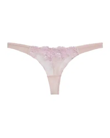 Kiki de Montparnasse Juliette Embroidered Low-Rise Lace Thong | Thumbnail 1 Kiki de Montparnasse Juliette Embroidered Low-Rise Lace Thong | Thumbnail 1
