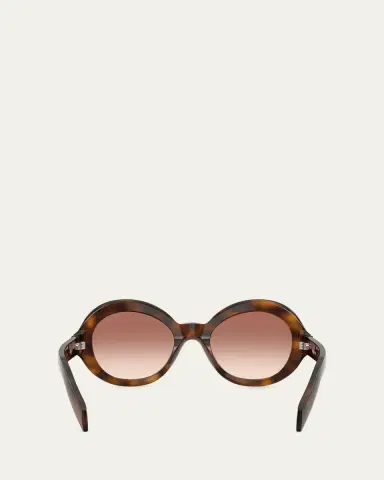 Prada PR D08SU 53MM Round Sunglasses | Thumbnail 3 Prada PR D08SU 53MM Round Sunglasses | Thumbnail 3