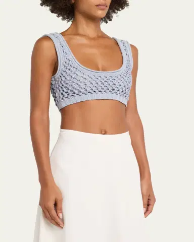 Diotima Lady Embellished Knit Bralette | Thumbnail 4 Diotima Lady Embellished Knit Bralette | Thumbnail 4
