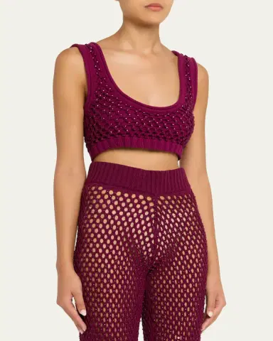 Diotima Lady Embellished Knit Bralette | Thumbnail 8 Diotima Lady Embellished Knit Bralette | Thumbnail 8