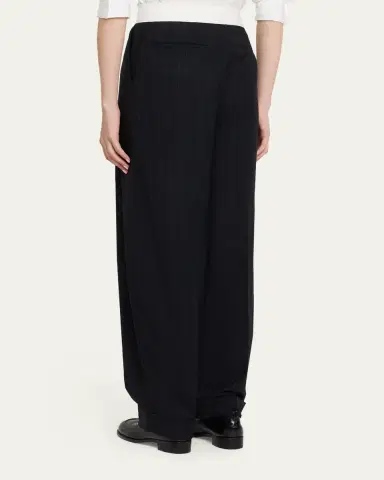 Officine Generale Elma Italian Pinstripe Wool Pants | Thumbnail 3 Officine Generale Elma Italian Pinstripe Wool Pants | Thumbnail 3
