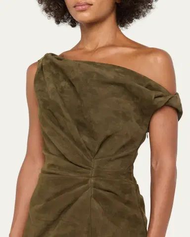 Proenza Schouler Kaelin Off-The-Shoulder Suede Mini Dress | Thumbnail 5 Proenza Schouler Kaelin Off-The-Shoulder Suede Mini Dress | Thumbnail 5