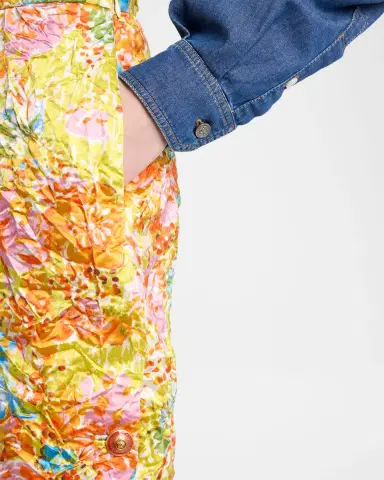 Versace Printed Duchess Silk Mini Skirt | Thumbnail 5 Versace Printed Duchess Silk Mini Skirt | Thumbnail 5