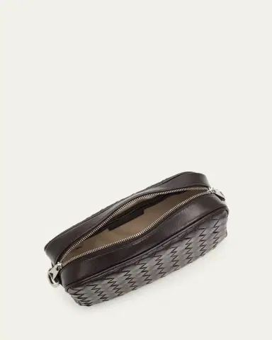 Bottega Veneta Men's Intrecciato Medium Crossbody Bag | Thumbnail 7 Bottega Veneta Men's Intrecciato Medium Crossbody Bag | Thumbnail 7