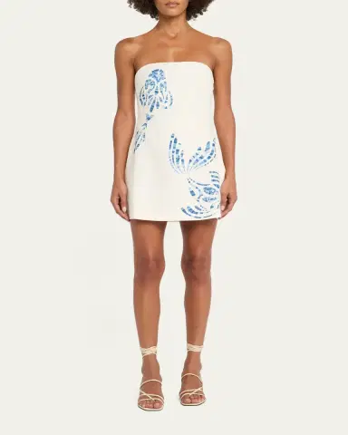 Shani Elowen Linen Mini Dress | Thumbnail 2 Shani Elowen Linen Mini Dress | Thumbnail 2