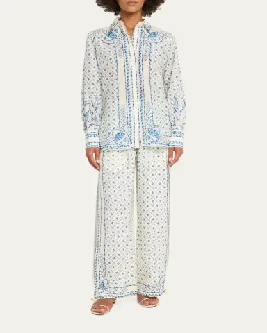 Shani Kimi Drawstring Linen Pants | Thumbnail 2 Shani Kimi Drawstring Linen Pants | Thumbnail 2