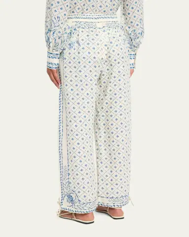 Shani Kimi Drawstring Linen Pants | Thumbnail 3 Shani Kimi Drawstring Linen Pants | Thumbnail 3