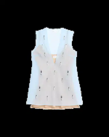 Shani Leila Embellished Chiffon Mini Dress | Thumbnail 2 Shani Leila Embellished Chiffon Mini Dress | Thumbnail 2