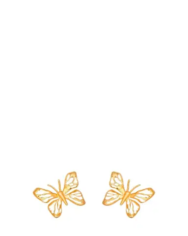 Oscar de la Renta Lace Butterfly Earrings | Thumbnail 1 Oscar de la Renta Lace Butterfly Earrings | Thumbnail 1