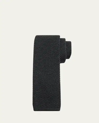 Brioni Men's Micro Motif Silk Tie | Thumbnail 4 Brioni Men's Micro Motif Silk Tie | Thumbnail 4