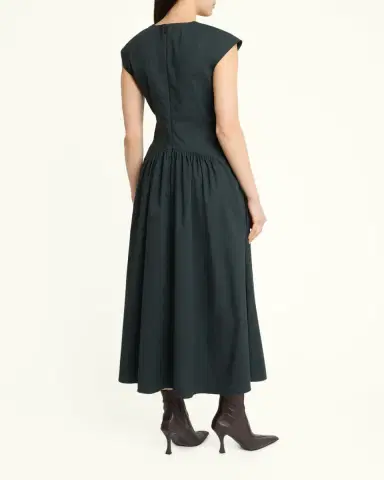 Proenza Schouler Nyssa Stretch Cotton Maxi Dress | Thumbnail 3 Proenza Schouler Nyssa Stretch Cotton Maxi Dress | Thumbnail 3