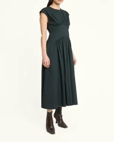 Proenza Schouler Nyssa Stretch Cotton Maxi Dress | Thumbnail 4 Proenza Schouler Nyssa Stretch Cotton Maxi Dress | Thumbnail 4