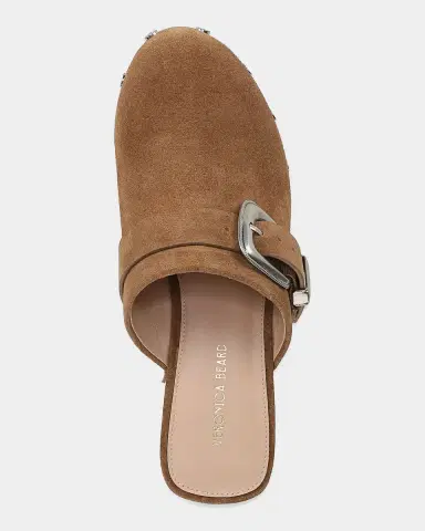 Veronica Beard Larken Suede Platform Clogs | Thumbnail 3 Veronica Beard Larken Suede Platform Clogs | Thumbnail 3