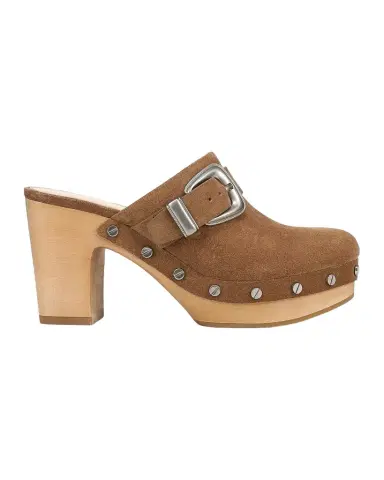 Veronica Beard Larken Suede Platform Clogs | Thumbnail 1 Veronica Beard Larken Suede Platform Clogs | Thumbnail 1