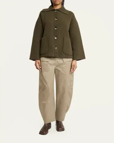 Proenza Schouler Nelly Merino Wool Jacket | Thumbnail 2 Proenza Schouler Nelly Merino Wool Jacket | Thumbnail 2