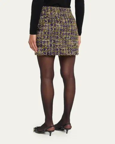 Saint Laurent Tweed Mini Skirt | Thumbnail 3 Saint Laurent Tweed Mini Skirt | Thumbnail 3