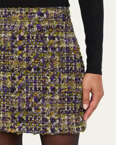 Saint Laurent Tweed Mini Skirt | Thumbnail 5 Saint Laurent Tweed Mini Skirt | Thumbnail 5
