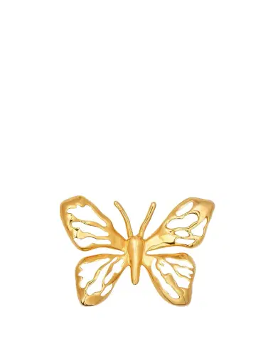 Oscar de la Renta Lace Butterfly Brooch | Thumbnail 1 Oscar de la Renta Lace Butterfly Brooch | Thumbnail 1