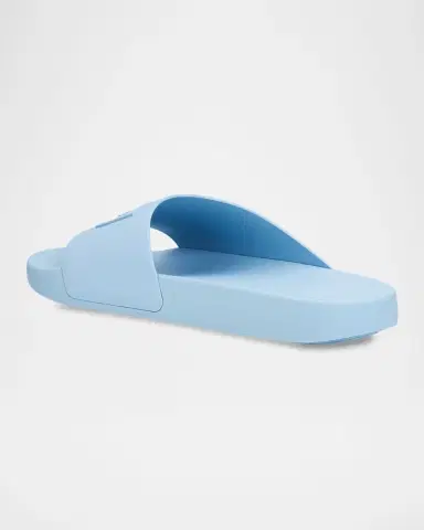 Givenchy Men's Label Asymmetric Slide Sandals | Thumbnail 2 Givenchy Men's Label Asymmetric Slide Sandals | Thumbnail 2