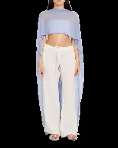 SIMKHAI Genoa Sheer Jersey Cape | Thumbnail 6 SIMKHAI Genoa Sheer Jersey Cape | Thumbnail 6