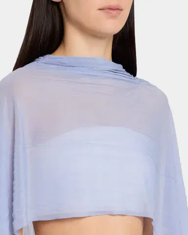SIMKHAI Genoa Sheer Jersey Cape | Thumbnail 8 SIMKHAI Genoa Sheer Jersey Cape | Thumbnail 8