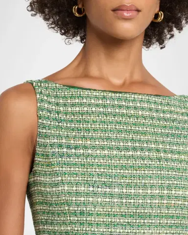 Carolina Herrera Tweed Sleeveless A-Line Dress | Thumbnail 5 Carolina Herrera Tweed Sleeveless A-Line Dress | Thumbnail 5