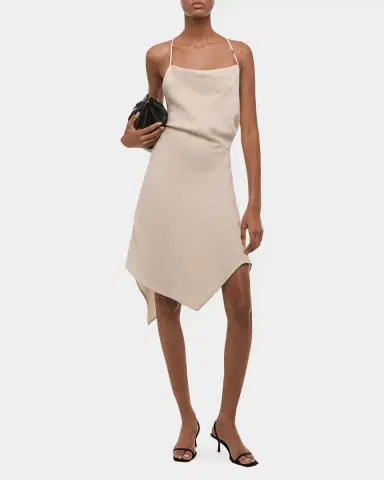 Helmut Lang Open-Back Knot Slip Dress | Thumbnail 2 Helmut Lang Open-Back Knot Slip Dress | Thumbnail 2