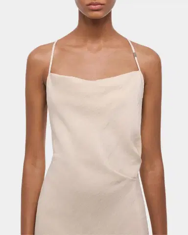 Helmut Lang Open-Back Knot Slip Dress | Thumbnail 5 Helmut Lang Open-Back Knot Slip Dress | Thumbnail 5