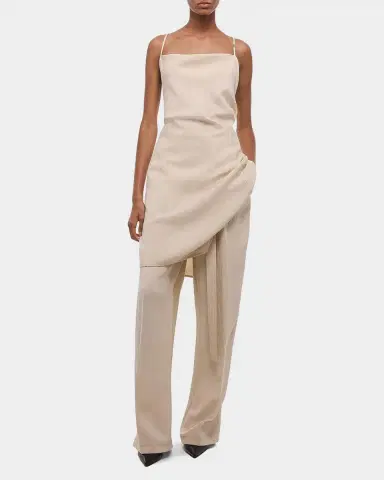 Helmut Lang Open-Back Knot Slip Dress | Thumbnail 7 Helmut Lang Open-Back Knot Slip Dress | Thumbnail 7