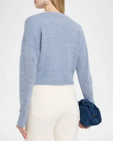 Autumn Cashmere Boxy Merino Wool-Cashmere Knit Cardigan | Thumbnail 3 Autumn Cashmere Boxy Merino Wool-Cashmere Knit Cardigan | Thumbnail 3