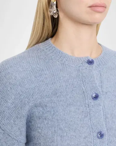 Autumn Cashmere Boxy Merino Wool-Cashmere Knit Cardigan | Thumbnail 5 Autumn Cashmere Boxy Merino Wool-Cashmere Knit Cardigan | Thumbnail 5