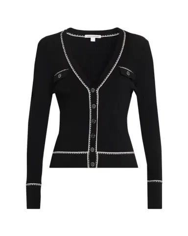 Autumn Cashmere Slim-Fit Rib Knit Cardigan | Thumbnail 1 Autumn Cashmere Slim-Fit Rib Knit Cardigan | Thumbnail 1