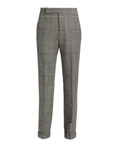 Tom Ford Men's Master Prince of Wales Wool Trousers | Thumbnail 1 Tom Ford Men's Master Prince of Wales Wool Trousers | Thumbnail 1