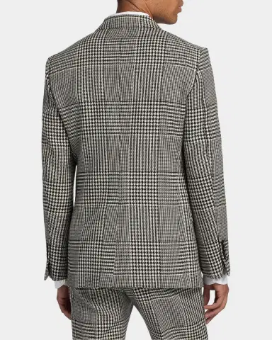 Tom Ford Men's Master Prince of Wales Wool Jacket | Thumbnail 2 Tom Ford Men's Master Prince of Wales Wool Jacket | Thumbnail 2