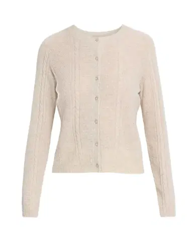 Autumn Cashmere Stitchery Crewneck Cashmere Cardigan | Thumbnail 1 Autumn Cashmere Stitchery Crewneck Cashmere Cardigan | Thumbnail 1
