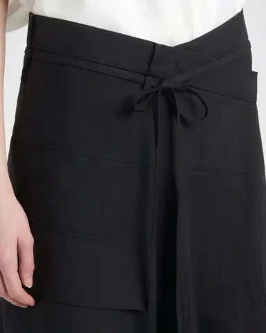 Bottega Veneta Asymmetric Cotton Toile Maxi Skirt | Thumbnail 5 Bottega Veneta Asymmetric Cotton Toile Maxi Skirt | Thumbnail 5