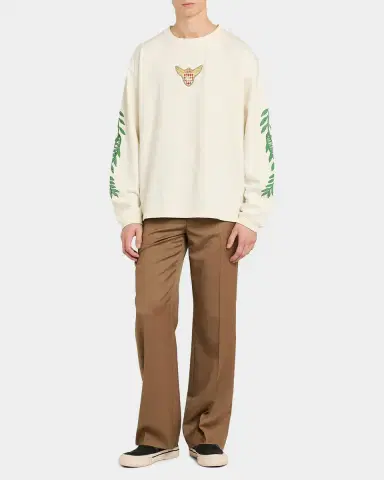 Rhude Men 's Sienna Wool Straight-Leg Trousers | Thumbnail 2 Rhude Men 's Sienna Wool Straight-Leg Trousers | Thumbnail 2