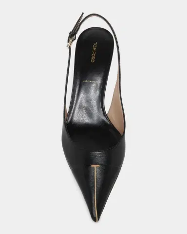TOM FORD 55mm Shiny Kid Leather Slingback Pumps | Thumbnail 5 TOM FORD 55mm Shiny Kid Leather Slingback Pumps | Thumbnail 5